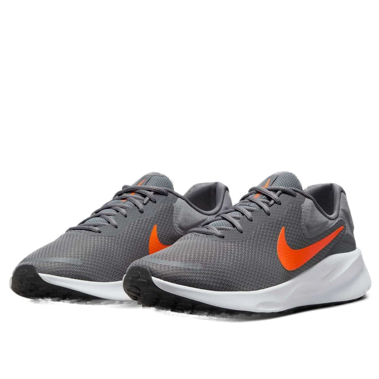 Nike Revolution 7 'Cool Grey Total Orange' FB2207-012