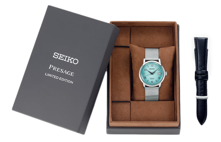 Men's SEIKO Presage Series Steel strip Watch Blue SARY171