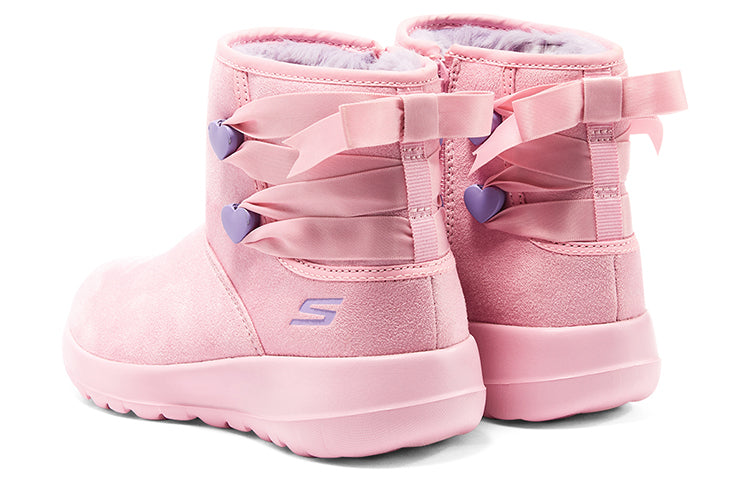 (GS) Skechers Comfy Boots 'Pink' 302921L-PKLV