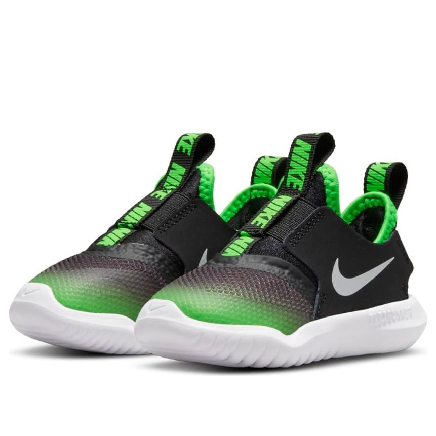 (TD) Nike Flex Runner 'Black Green Strike' AT4665-020