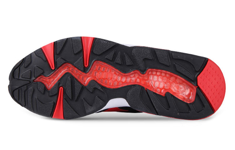 PUMA R698 Block Low Top Running Shoes Black/Red 360030-02