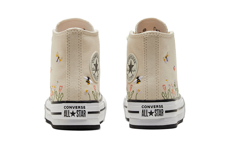 (PS) Converse Chuck Taylor All Star Lift Platform High PS 'Floral Embroidery - Natural Ivory' A01615C