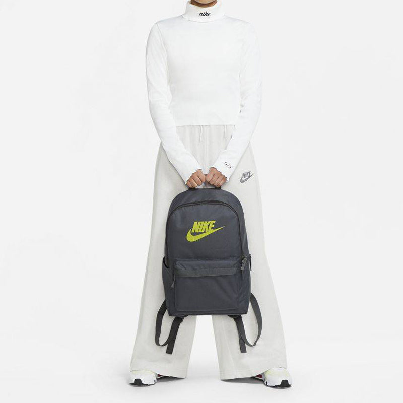 Nike Athleisure Casual Sports Classic logo Backpack Dark Grey BA5879-068