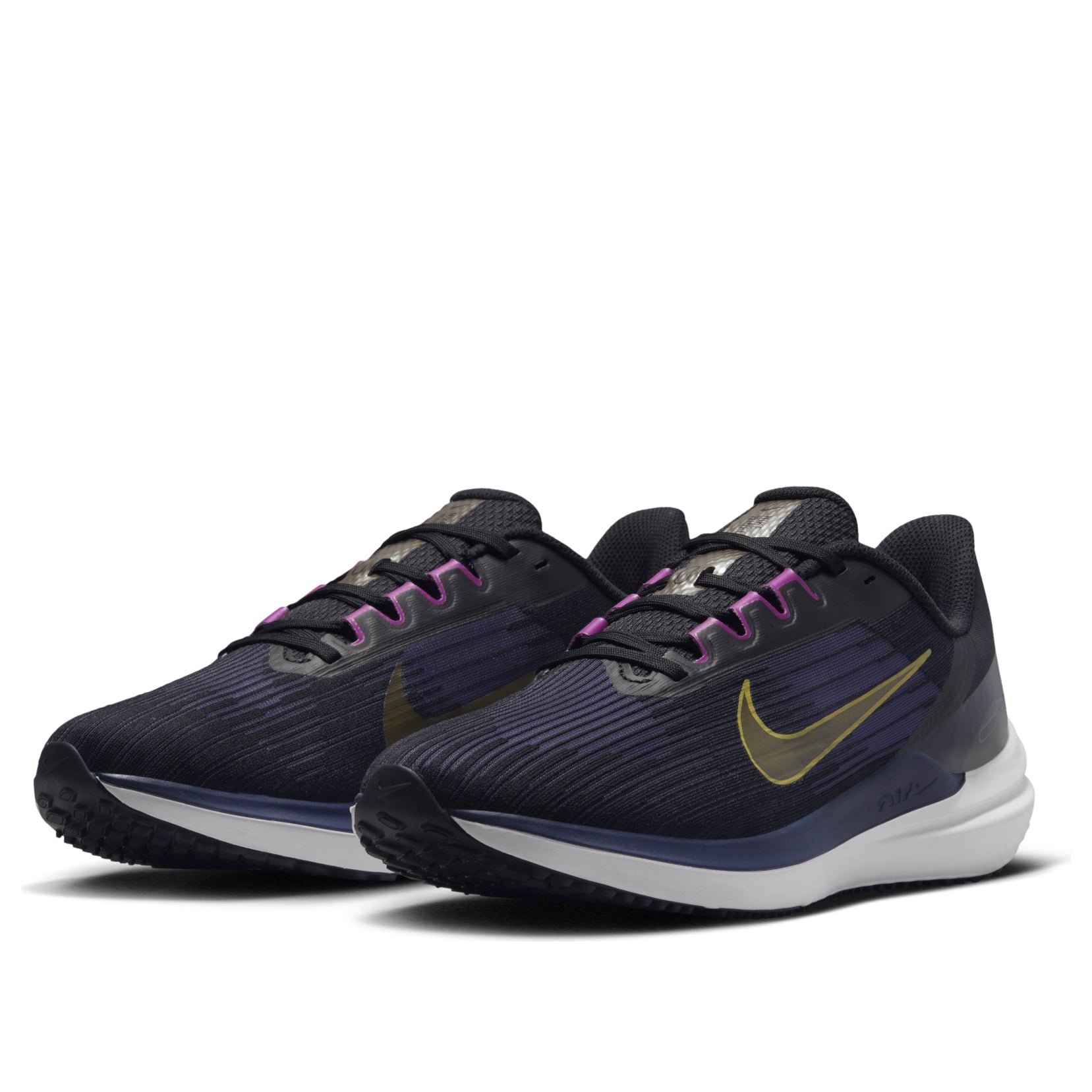 Nike Air Zoom Winflo 9 'Black Gold Suede' DD6203-007