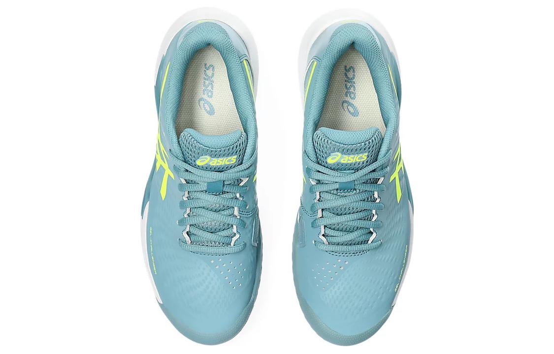 (WMNS) ASICS Gel Challenger 14 'Gris Blue Safety Yellow' 1042A231-400