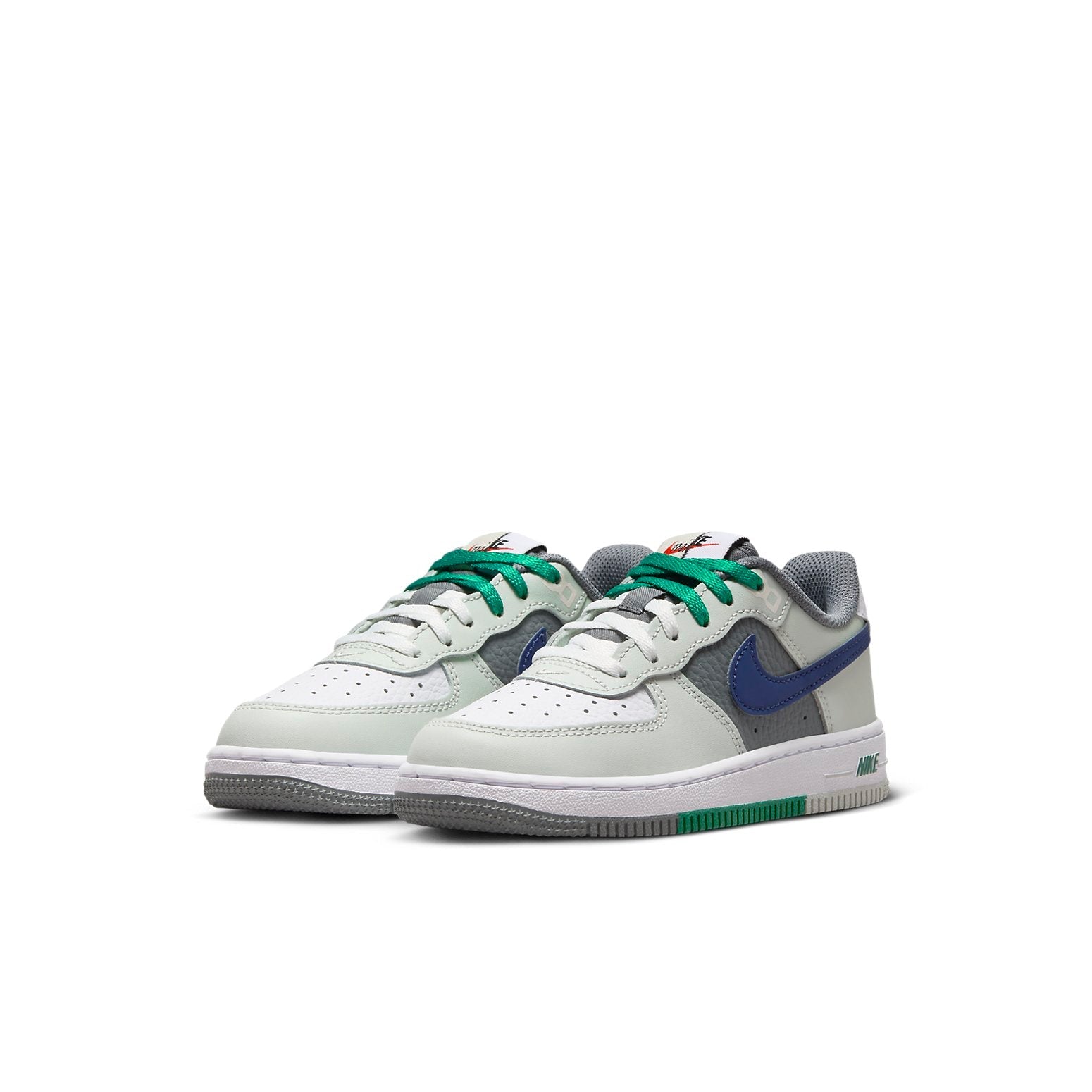 (PS) Nike Force 1 LV8 'Split - Light Silver Deep Royal' FB9501-001