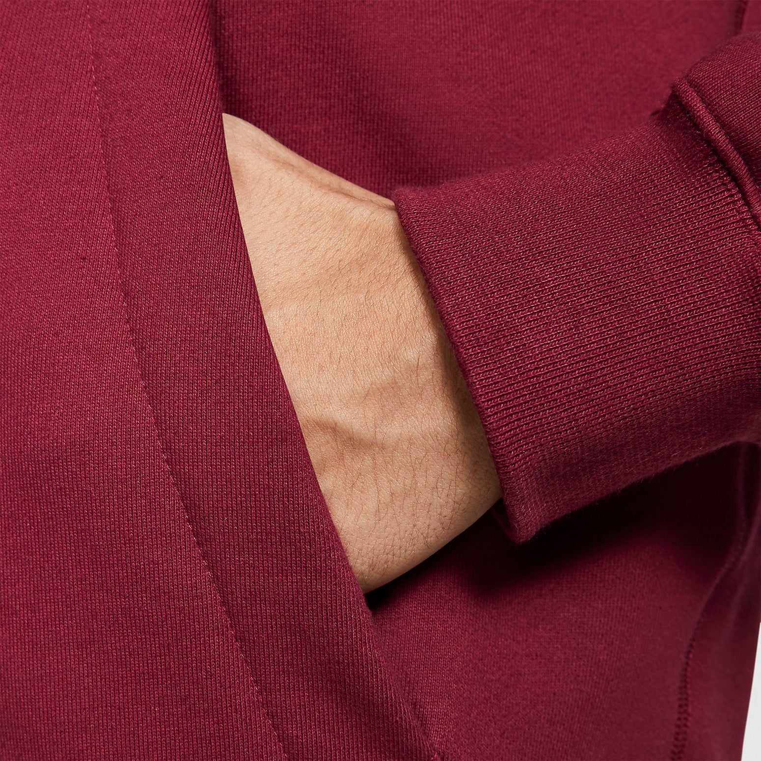 Nike Lab Solo Swoosh Hoodie 'Burgundy' CD6393-677