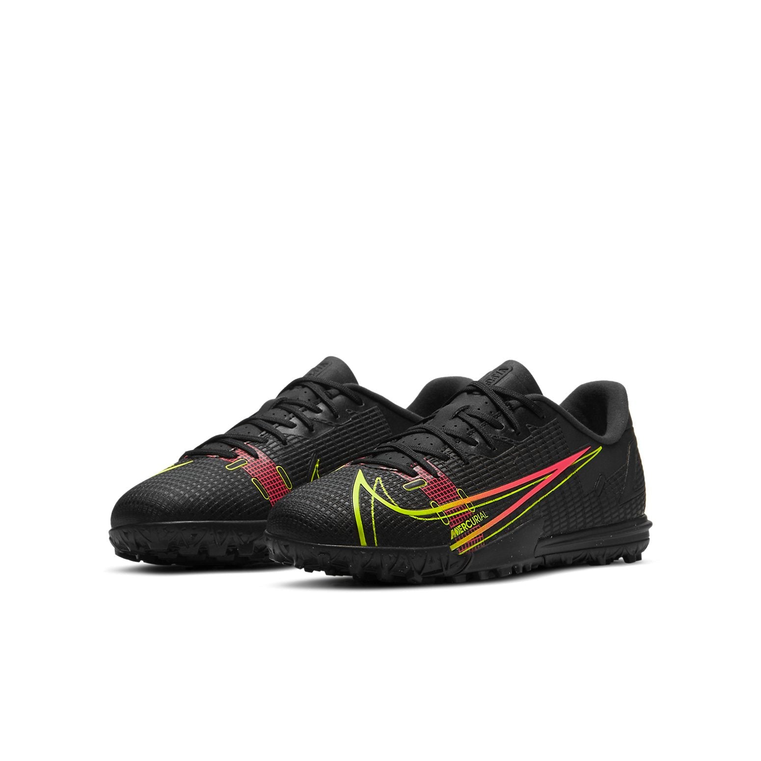 (GS) Nike Mercurial Vapor 14 Academy TF Turf 'Black Red' CV0822-090