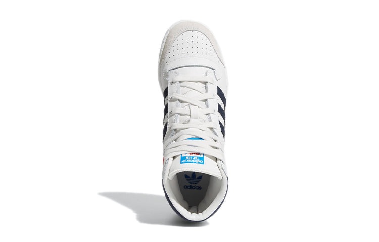(GS) adidas Top Ten High J 'White Dark Blue' D74481