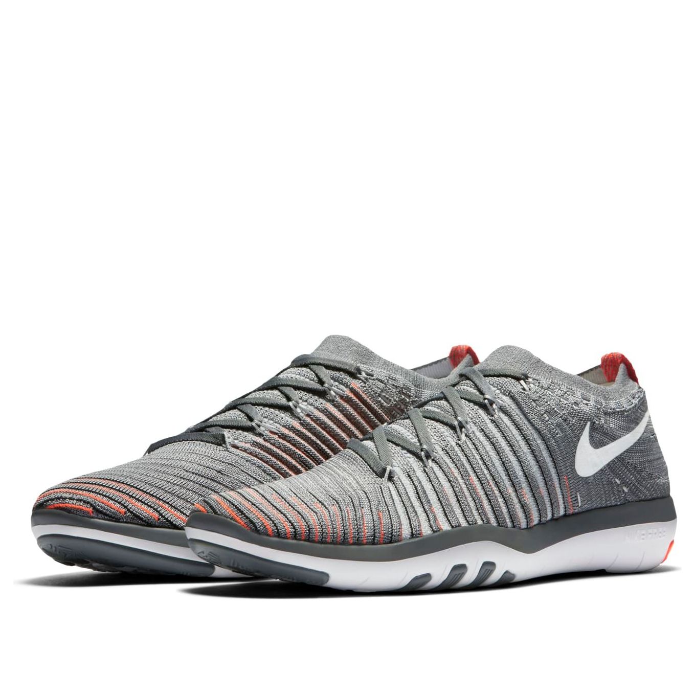 (WMNS) Nike Free Transform Flyknit Low-Top Grey/Orange 833410-006