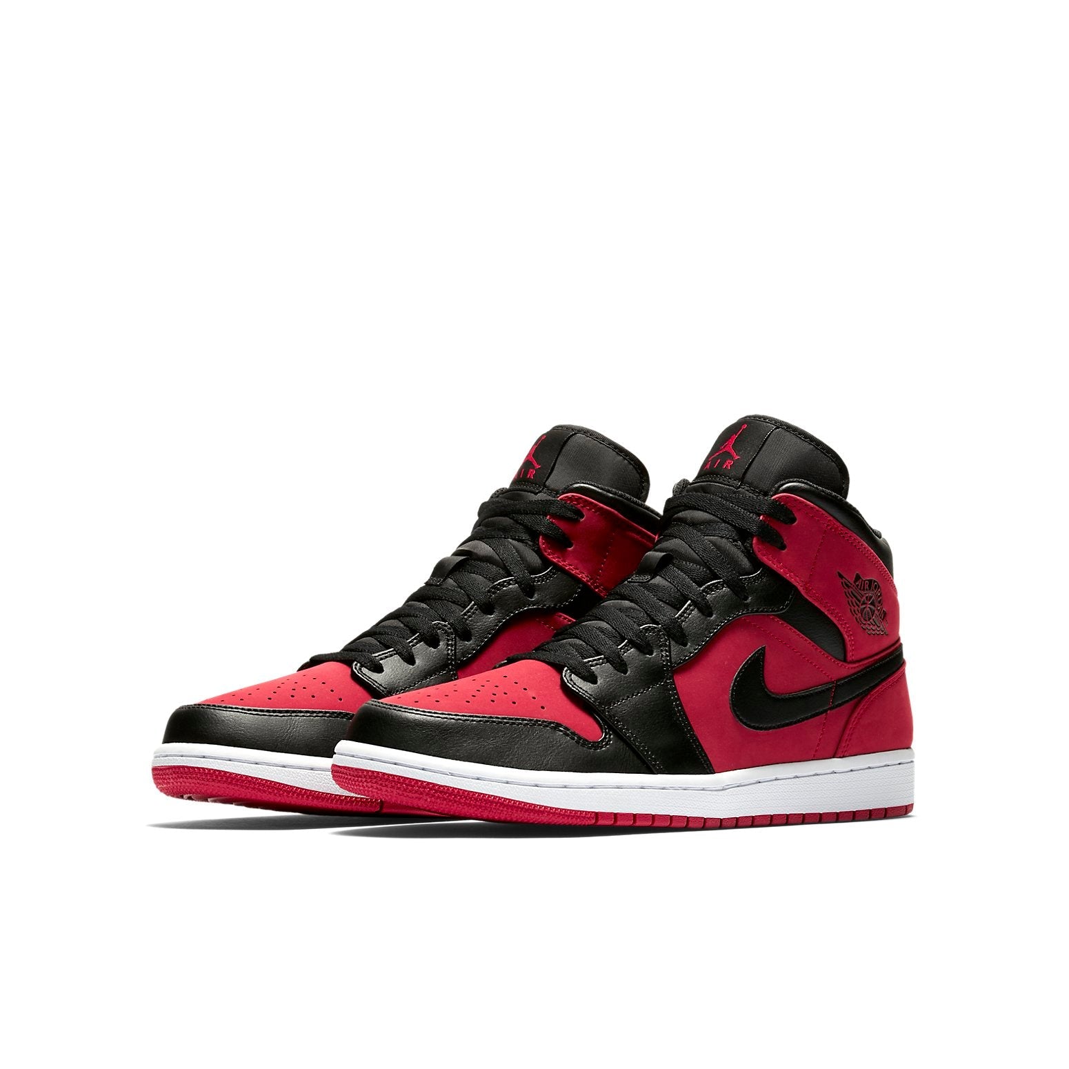 (GS) Air Jordan 1 Retro Mid 'Gym Red' 554725-610