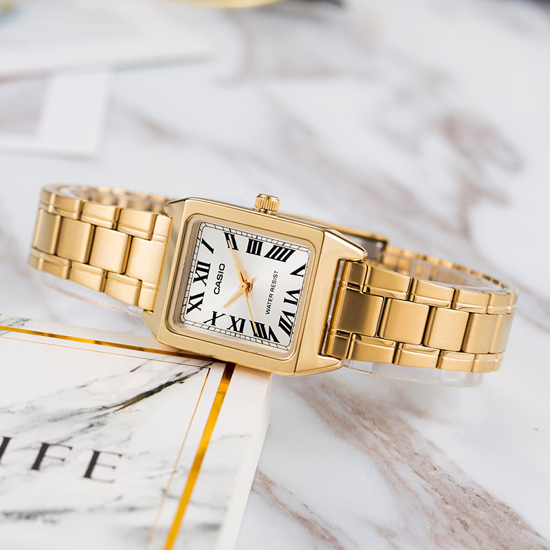 CASIO Quartz Waterproof Analog Watch 'Gold' LTP-V007G-9B