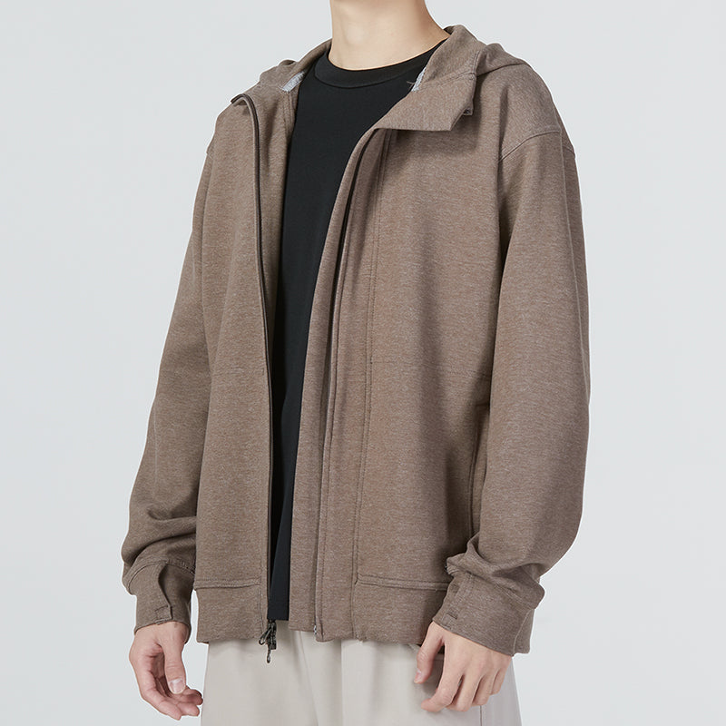 Nike M Ny Flc Hd Fz Restore Jacket 'Brown' DQ4877-004