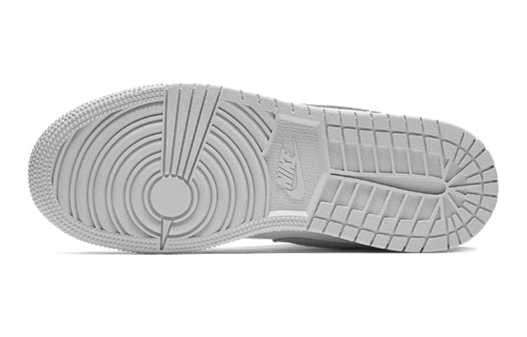 (GS) Air Jordan 1 Retro Mid 'Grey Fog' 555112-012