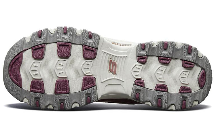 (WMNS) Skechers D'lites 1.0 GS PurpleWhite 'Purple White' 13143-PRW