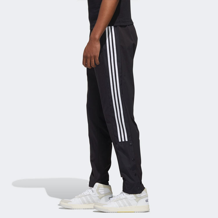 adidas neo Sports Stripe Casual Long Pants Black GJ8958