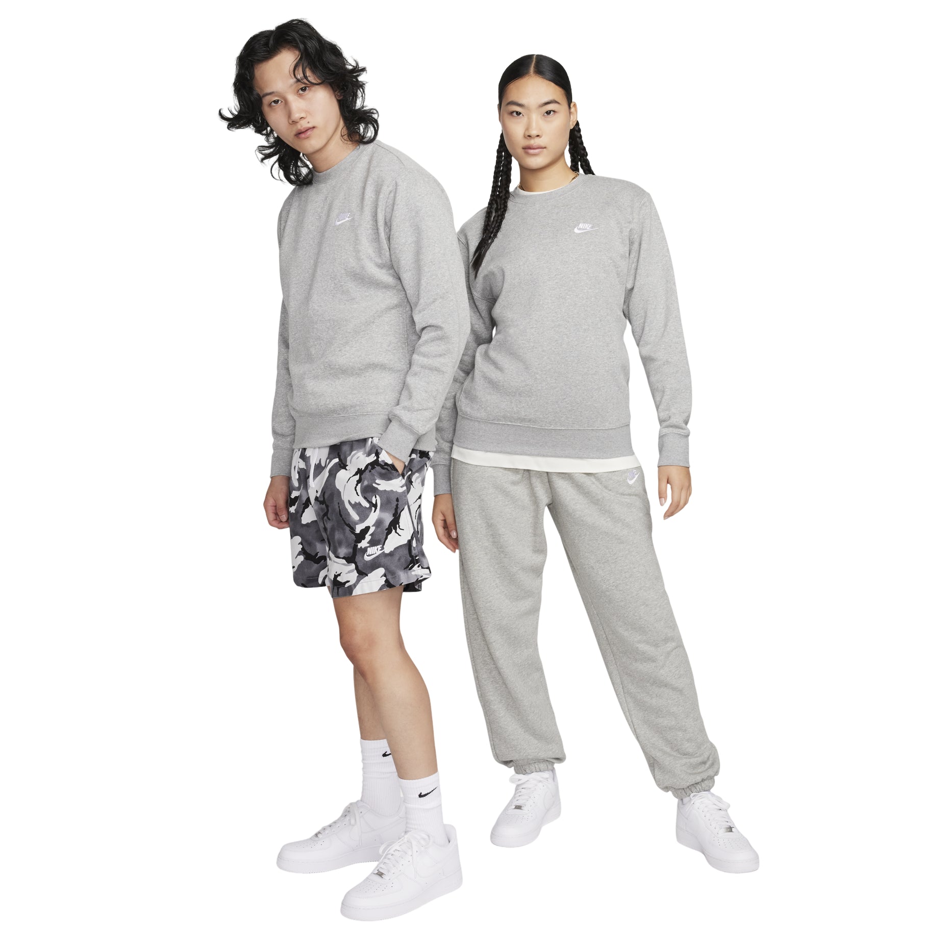 Nike Sportswear Club Casual Round Neck Pullover Gray BV2663-063