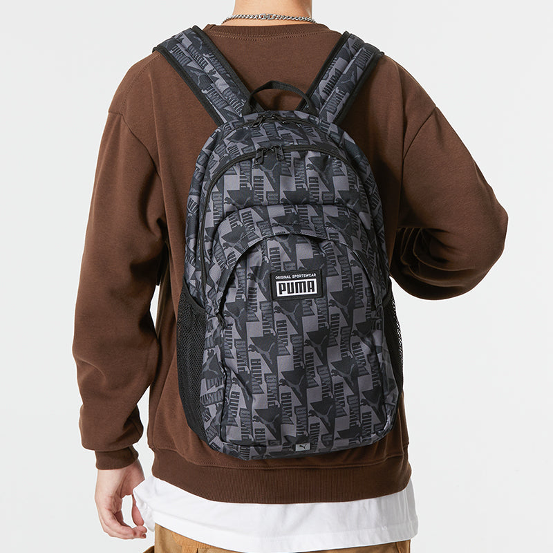 PUMA Academy Backpack 'Black Grey White' 079133-04