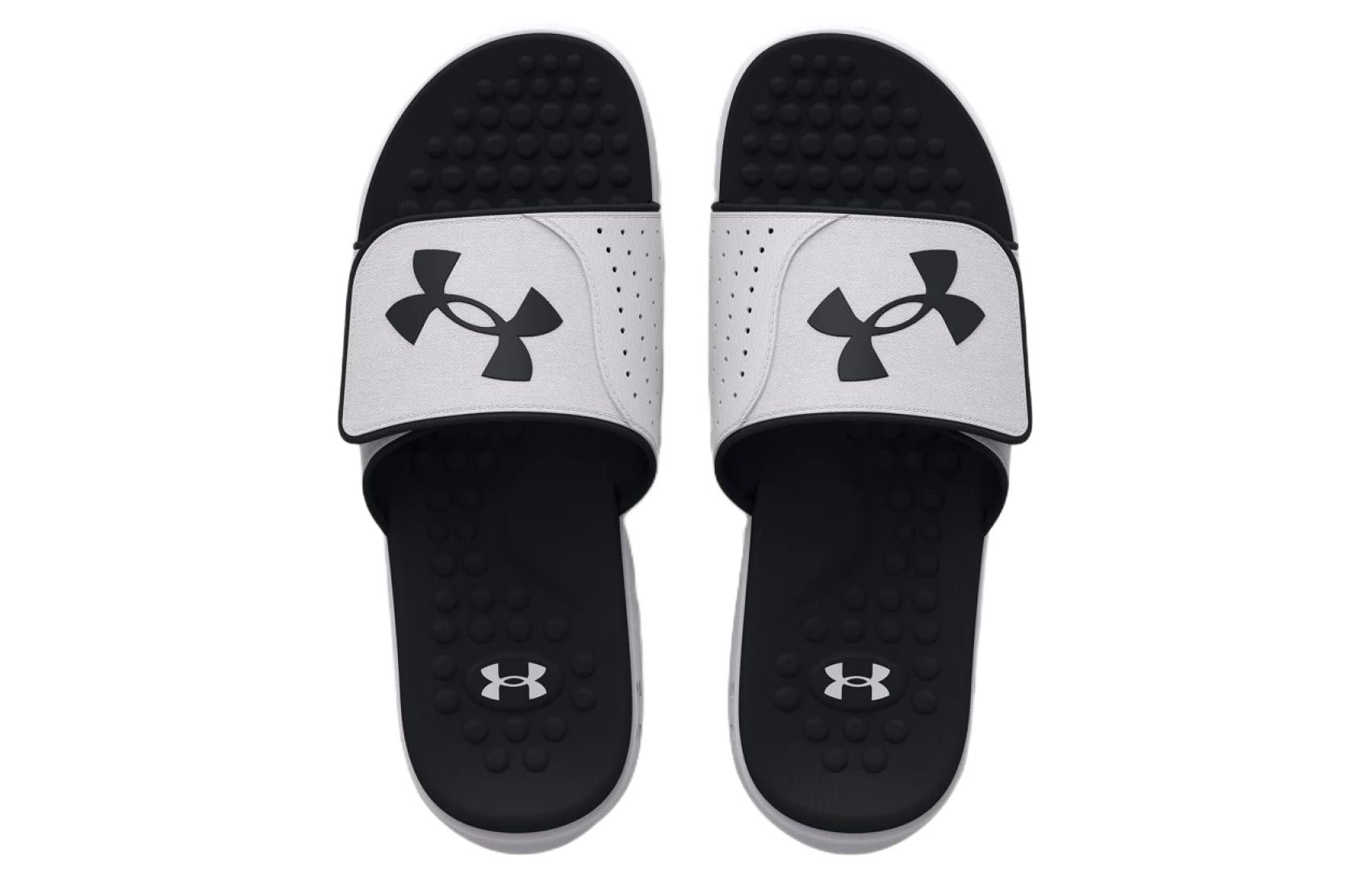 Under Armour Ignite 7 Slides 'White Black' 3026023-100