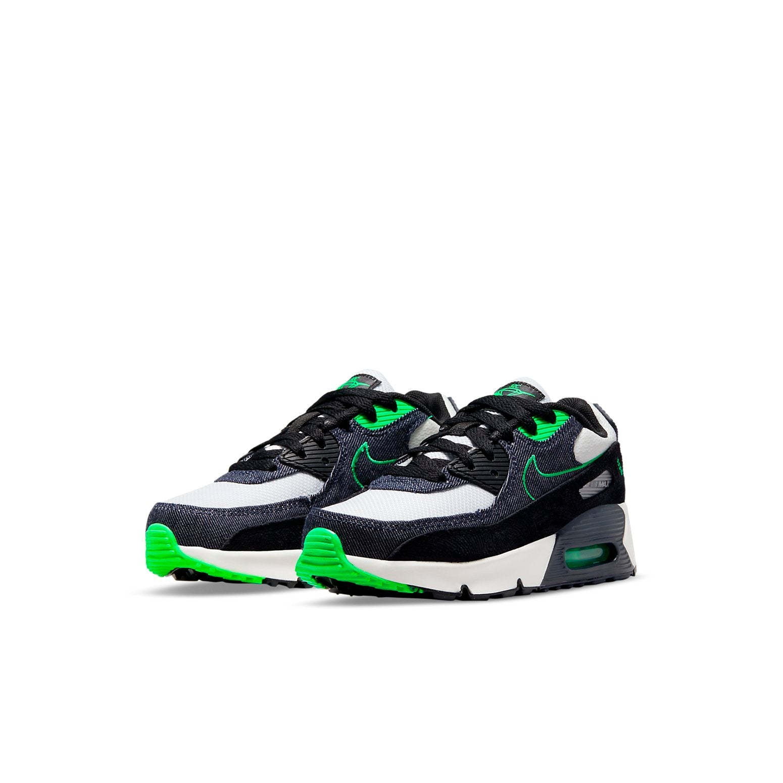(PS) Nike Air Max 90 Leather SE 'Black Scream Green' DN4377-001
