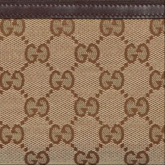 (WMNS) Gucci Luce Zip Around Wallet 'Beige Ebony Canvas' 790035-FADHW-9742