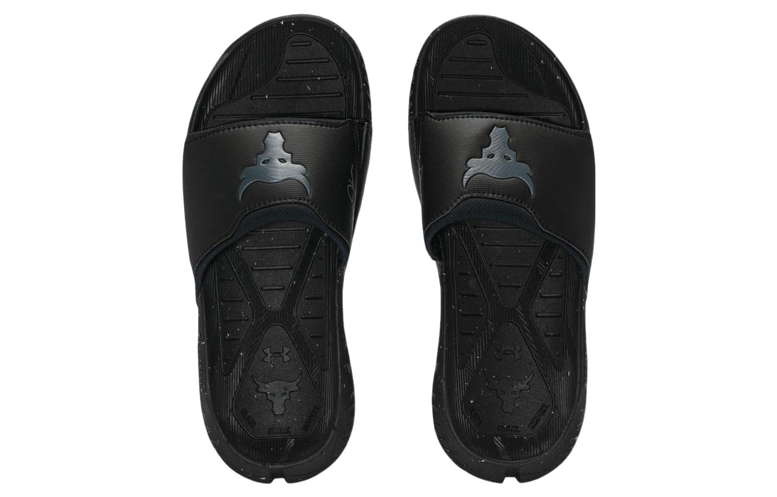 Under Armour Project Rock 3 Slide 'Black Pitch Grey' 3026034-001