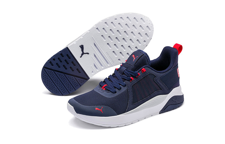 PUMA Anzarun (Big Kids) Shoes Blue/White/Red 372035-03