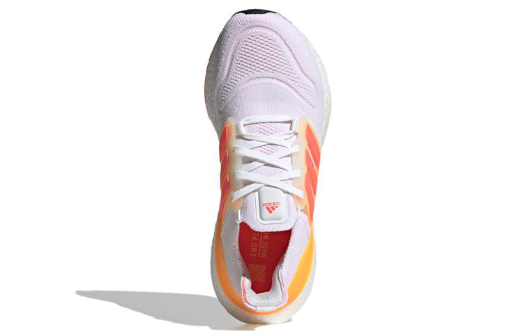 (WMNS) adidas Ultraboost 22 'White Flash Orange' GX5595
