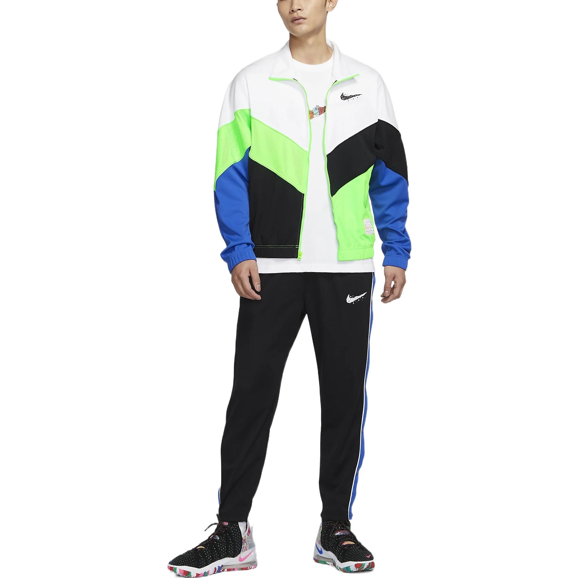 Nike Contrasting Colors Logo Athleisure Casual Sports Loose Jacket Multicolor DV3198-100