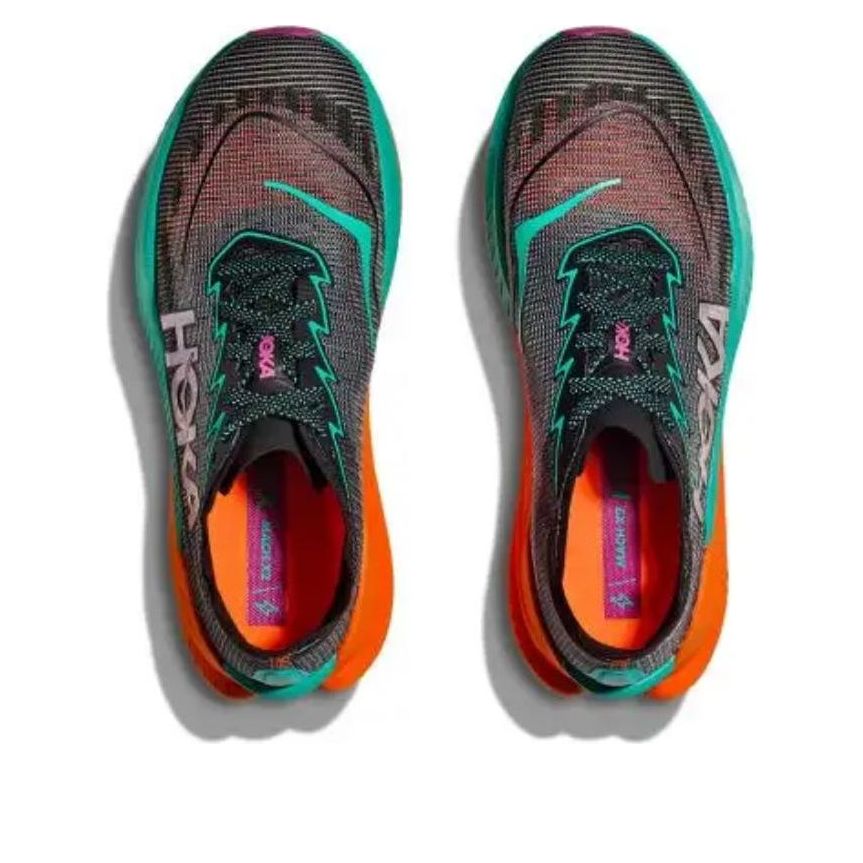 (WMNS) HOKA ONE ONE Mach X 2 'Black Electric Aqua' 1155120-BCQ