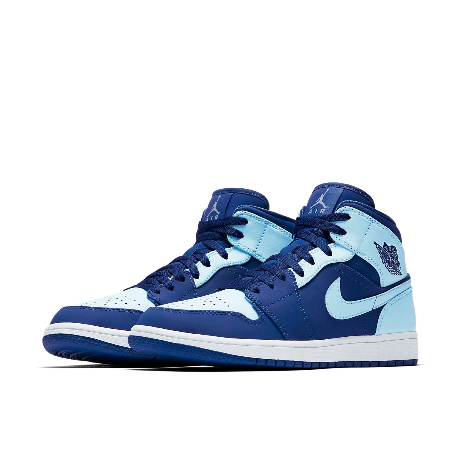 Air Jordan 1 Retro Mid 'Ice Blue' 554724-400