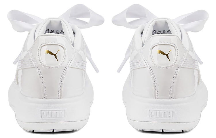 (WMNS) PUMA Suede Mayu Heart Patent 'White' 385967-01