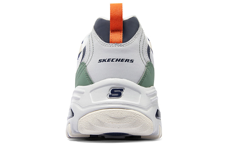 Skechers DLites 1.0 Chunky Shoes 'Beige Navy' 894265-GYNV