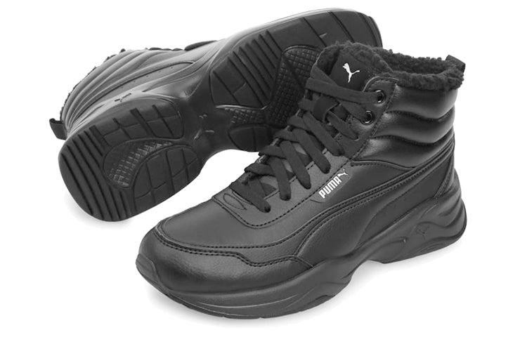 (WMNS) PUMA Cilia Mid Shoes Black 375834-01