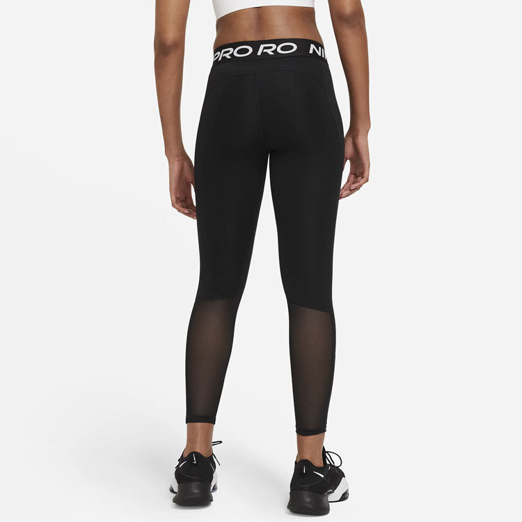 (WMNS) Nike Pro Running Training Quick Dry Sports Gym Pants/Trousers/Joggers Black CZ9780-010