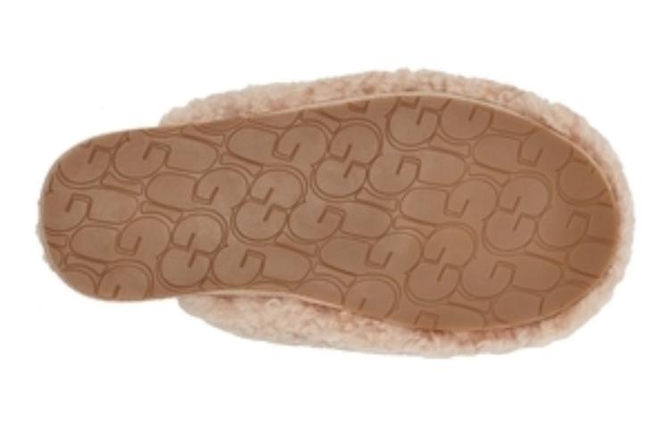 (WMNS) UGG Maxi Curly Slide 'Sand' 1133151-SAN