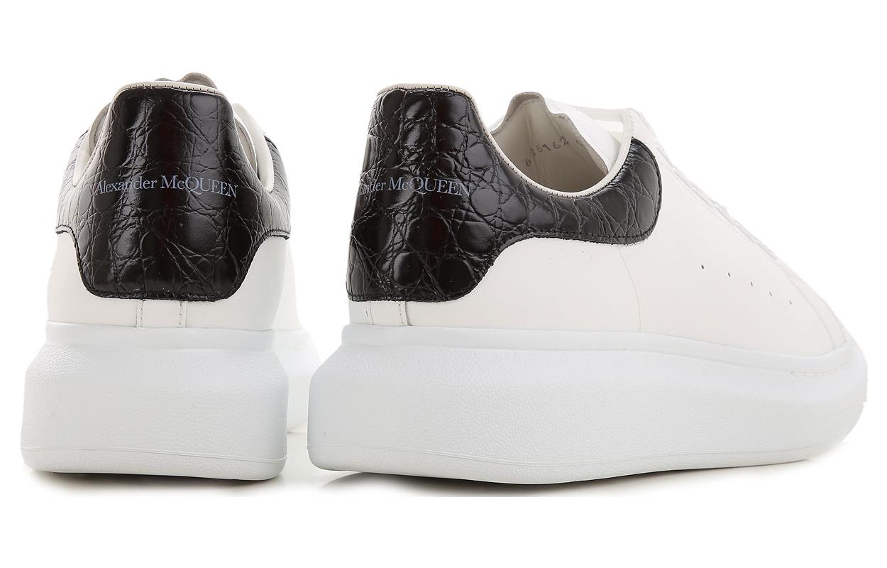 Alexander McQueen Oversized Sneaker 'Black Crocodile' 625162WHYB89061