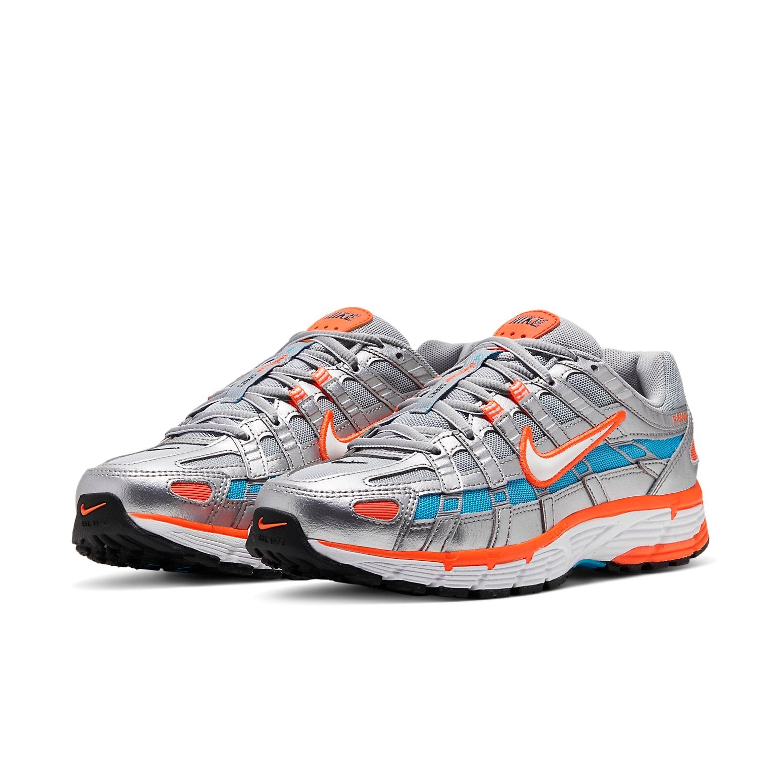 (WMNS) Nike P-6000 'Silver Orange' CT3751-001