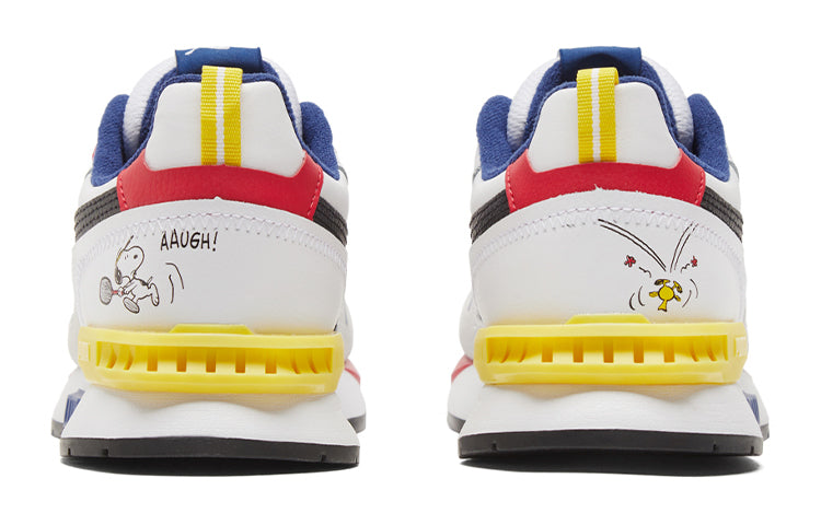 PUMA Peanuts Mirage Mox Jr (Big Kids) Snoopy White/Blue 375734-01