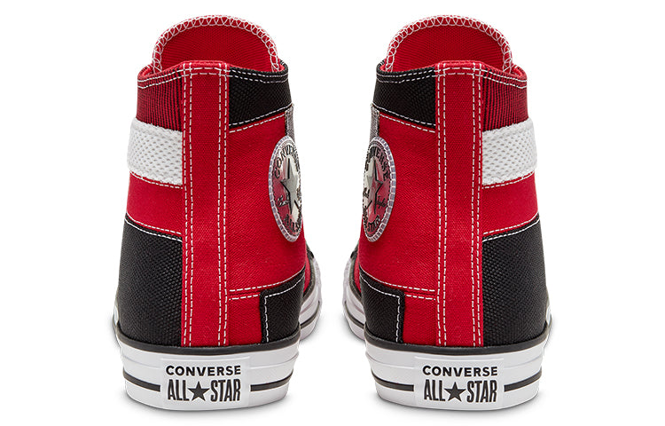 Converse Chuck Taylor All Star High 'Patchwork - University Red' 168591C