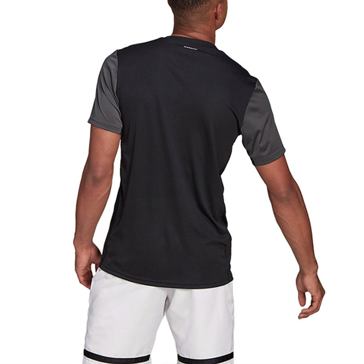 adidas Tennis Casual Sports Round Neck Short Sleeve Black GL5453