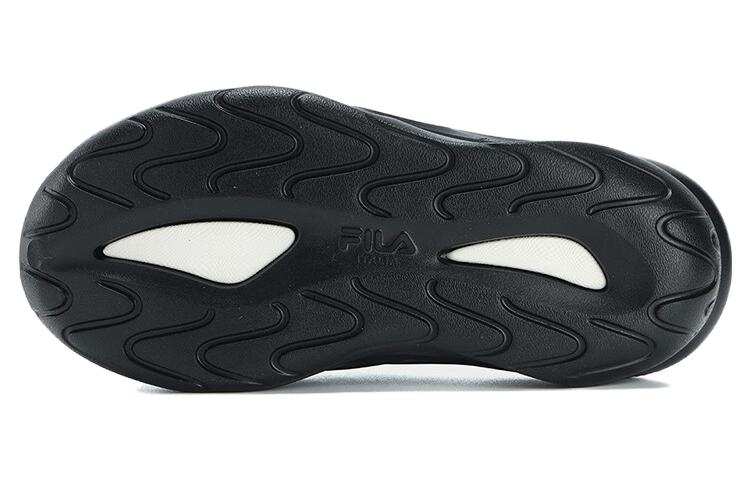 (WMNS) FILA FUSION Shell Slippers 'Black' T12W321505FBS