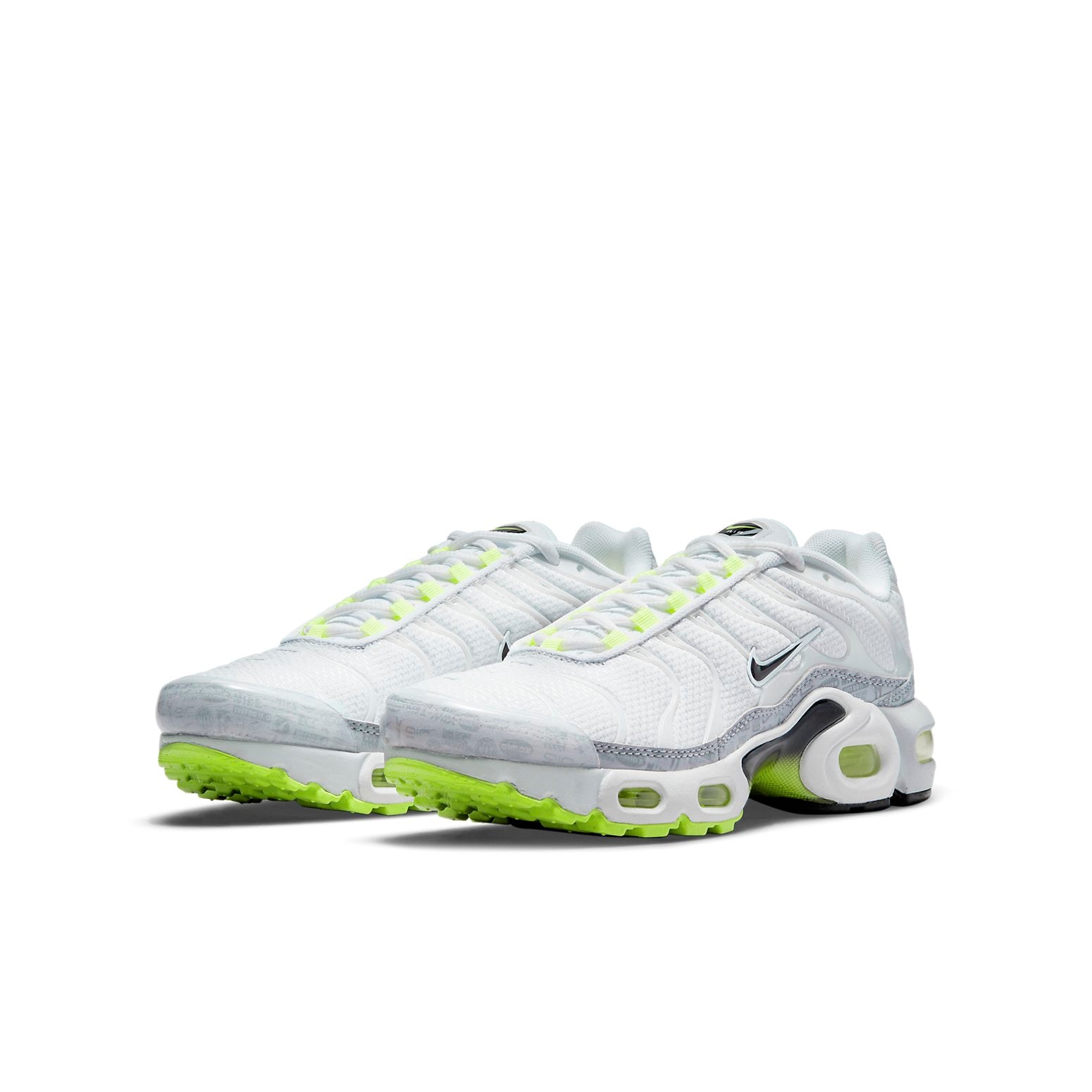 (GS) Nike Air Max Plus 'Reflective Logo - White Volt' CD0609-015