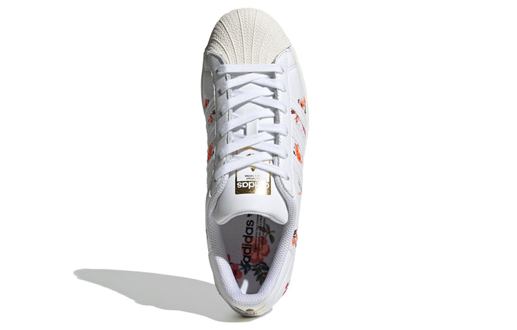 (WMNS) adidas Superstar 'White Floral' FY8768