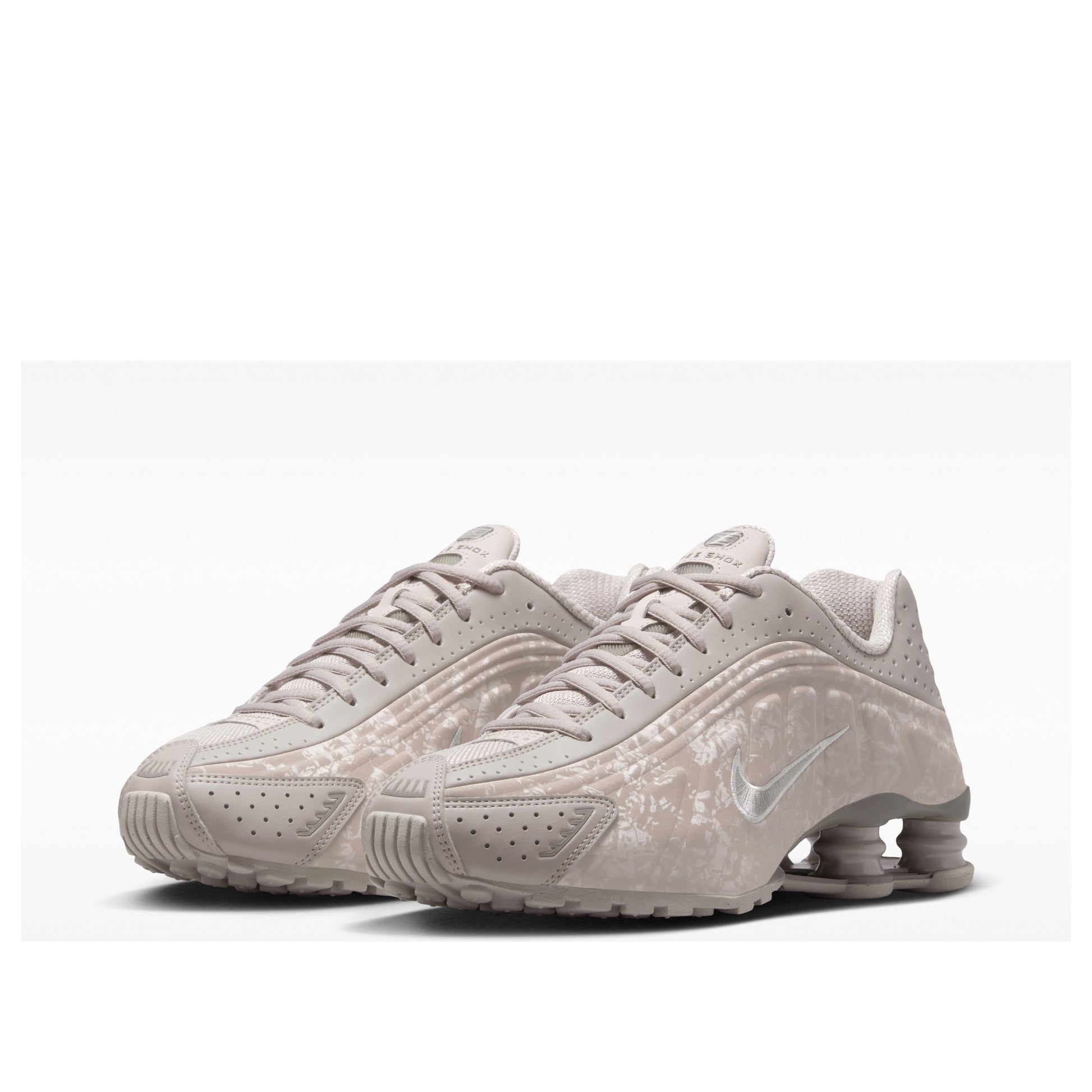 (WMNS) Nike Shox R4 'Flat Pewter Floral' HV0934-001