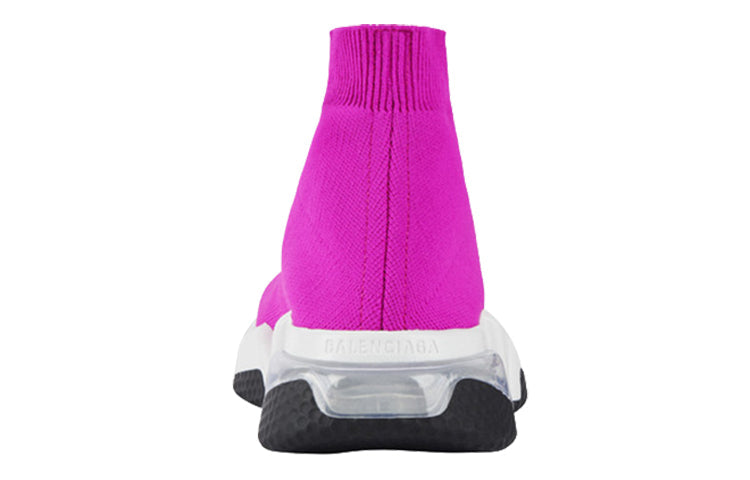 (WMNS) Balenciaga Speed Clear Sole Trainer 'Fuchsia' 607543W05GG5911