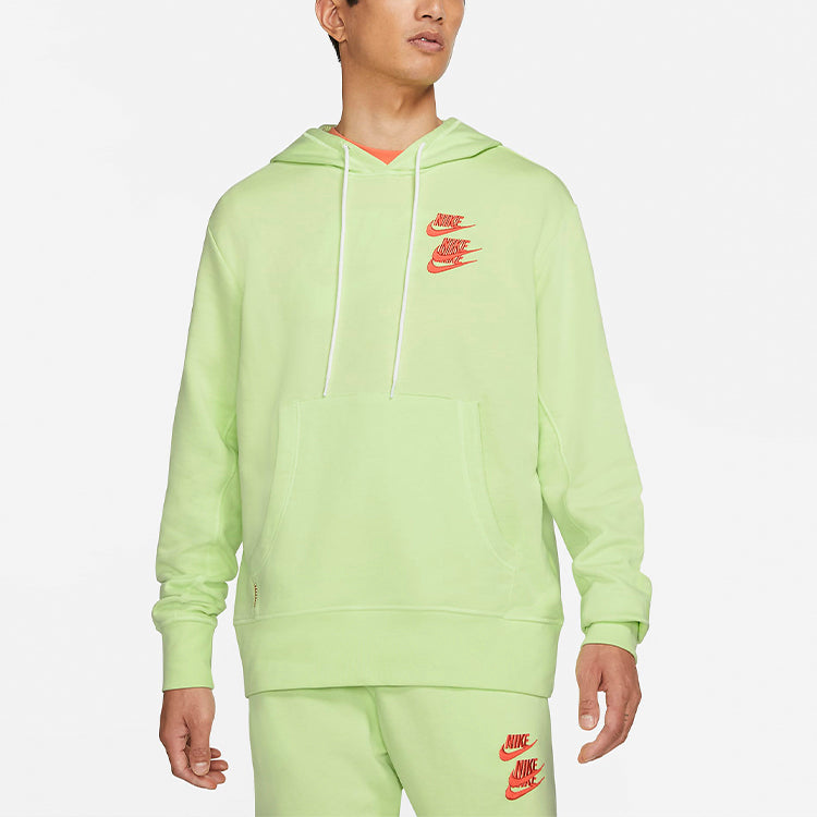 Nike Alphabet Printing Sports Pullover Green DA0932-383