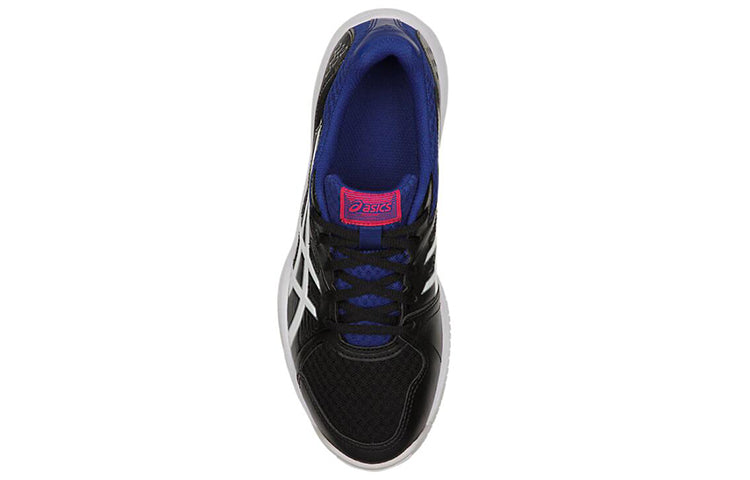 (WMNS) ASICS Upcourt 3 Running Shoes Black/Blue 1072A012-001