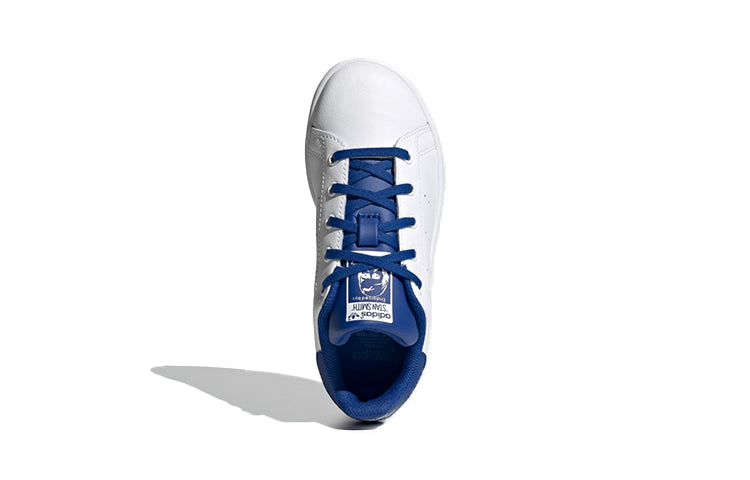 (GS) adidas originals Stan Smith J 'White Royal Blue' FW4490