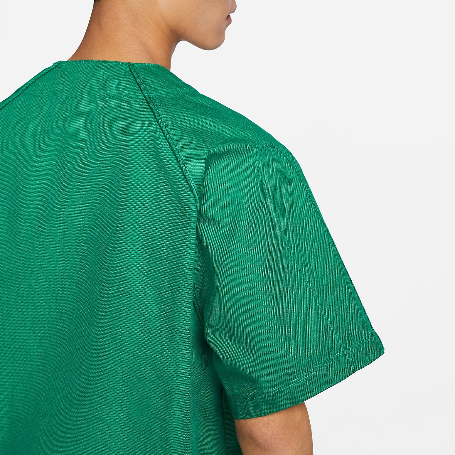 Nike Apricot Button Baseball Shirt 'Green' FQ7001-365